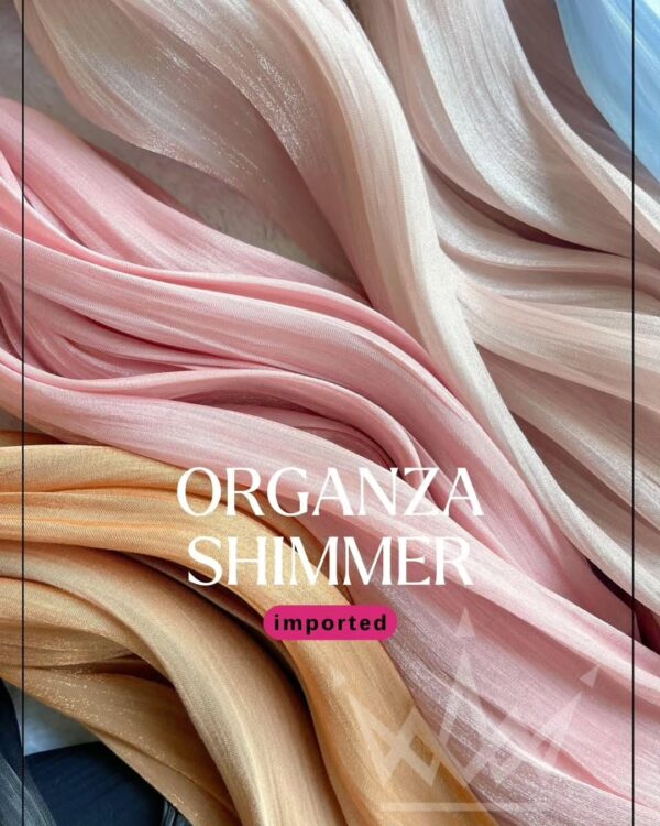 Organza shimmer hijab