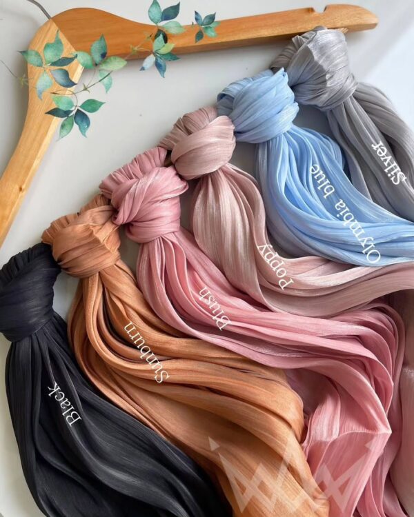 Organza shimmer hijab
